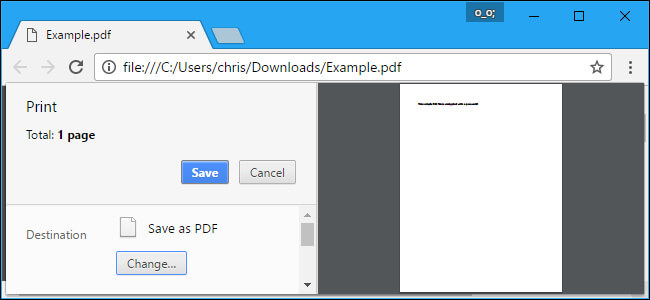 Google Chrome 儲存PDF